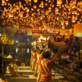 Índia com Festival das Luzes