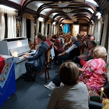 Transiberiano 2020 Restaurante a bordo