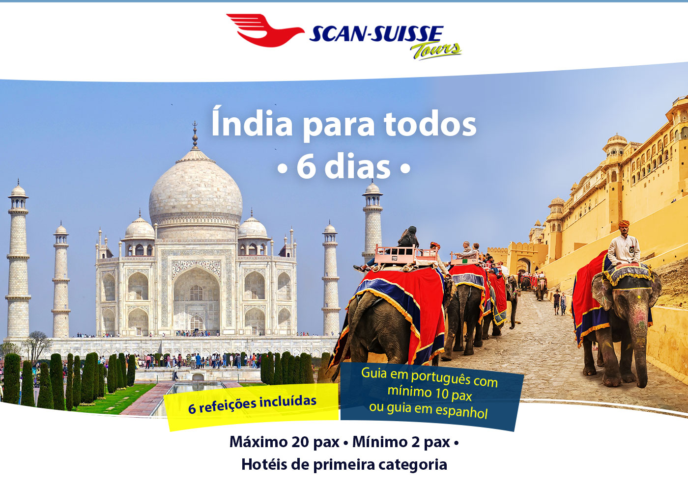 Índia para todos Scan-Suisse 2026