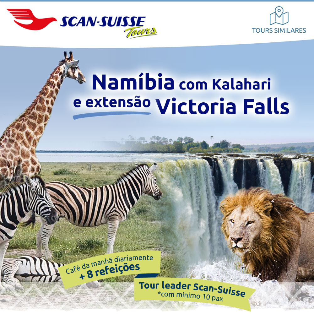 Namíbia e Victoria Falls Scan-Suisse 2023 Call Small Media