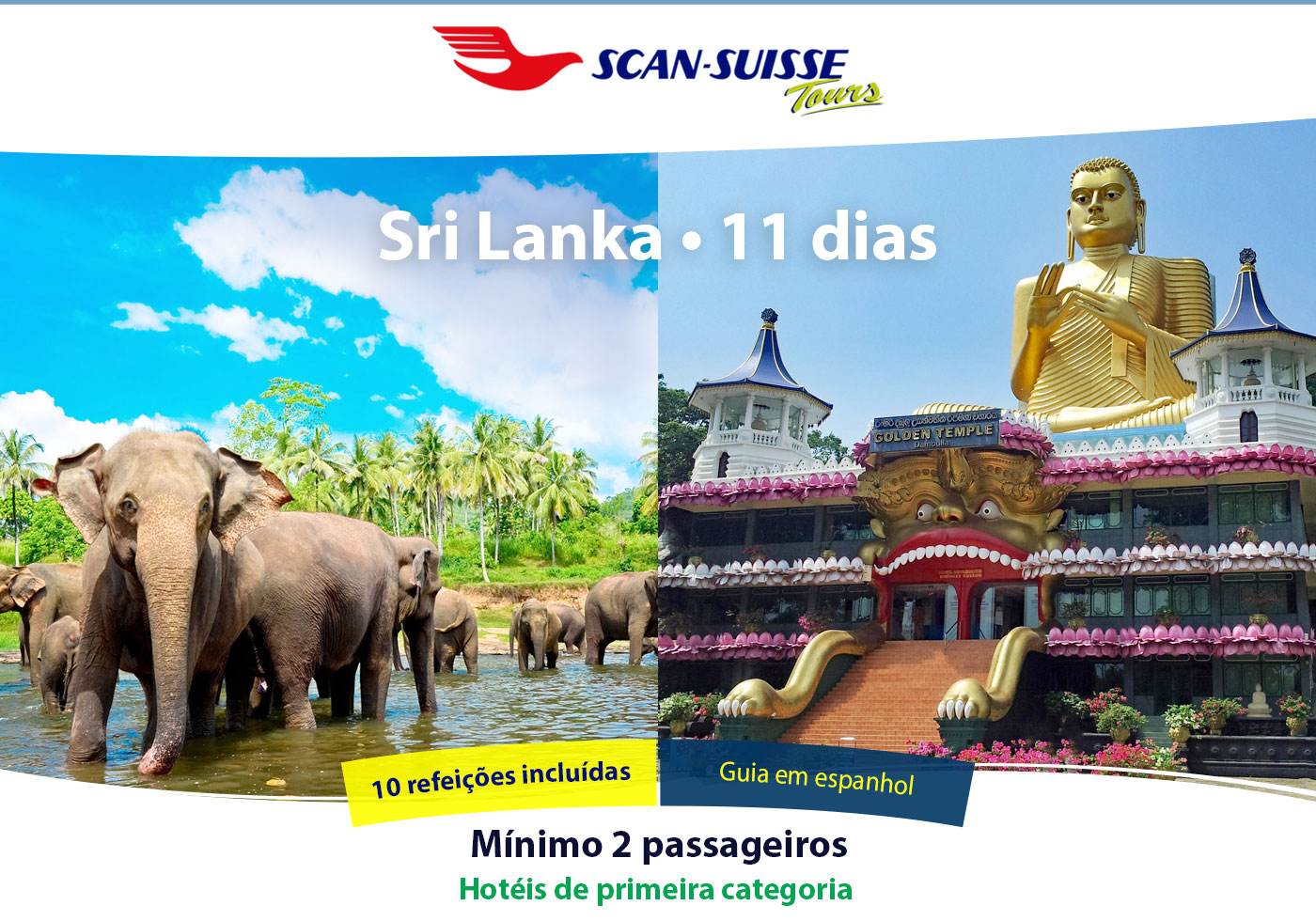 Sri Lanka Scan-Suisse 2026 Pax individuais
